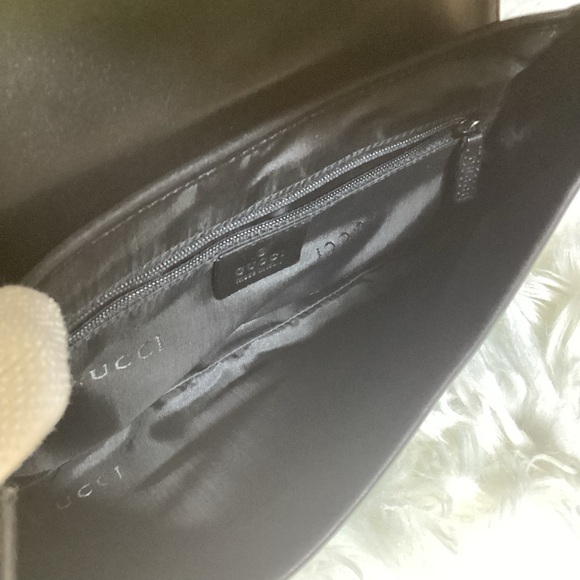 GUCCI Shoulder Bag 001 3824 leather Black SilverMetal Jackie - Picture 11 of 16
